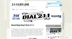 Desktop Screenshot of 211lifeline.org